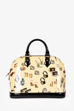 Louis Vuitton 2015 Cream Patent Leather Vernis Stickers Alma PM Bag