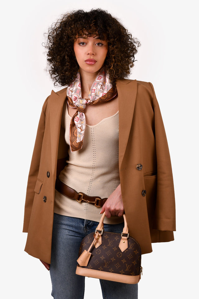 Louis Vuitton Brown Monogram Alma BB Bag