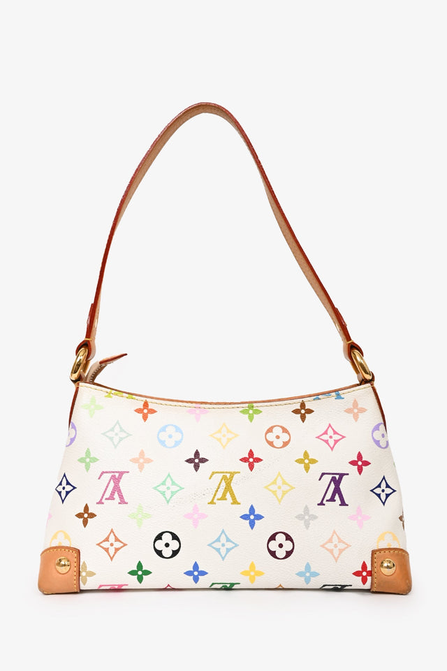 Louis Vuitton White Multicolor Monogram Eliza