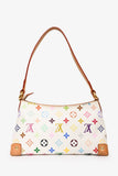 Louis Vuitton White Multicolor Monogram Eliza
