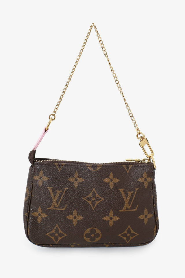 Louis Vuitton 2016 Brown Monogram Transatlantic Mini Pochette