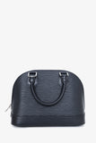 Louis Vuitton 2023 Black Epi Leather Alma BB Top Handle with Strap