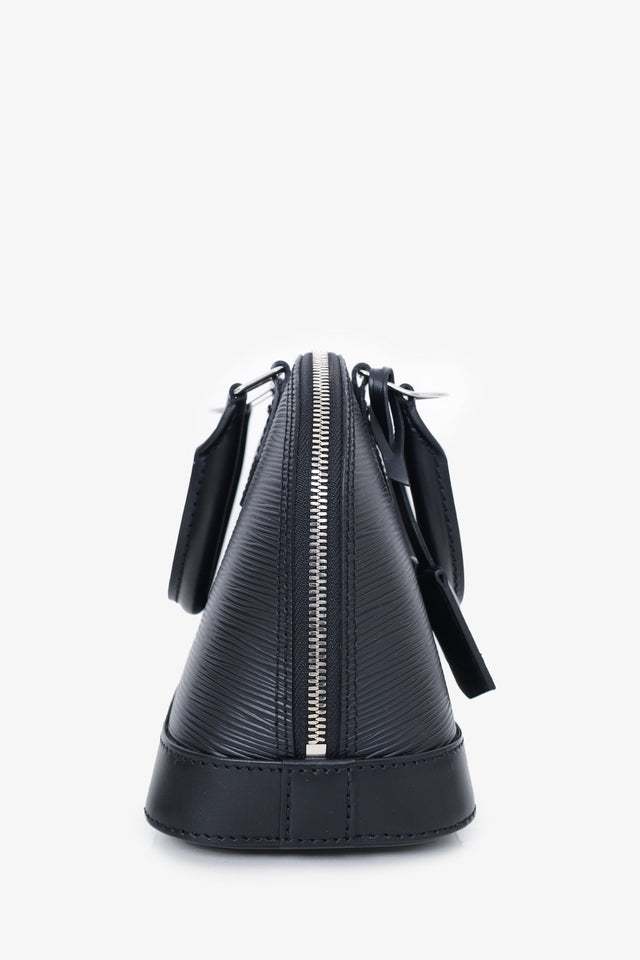 Louis Vuitton 2023 Black Epi Leather Alma BB Top Handle with Strap