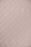Louis Vuitton Light Grey Monogram Silk/Wool Scarf