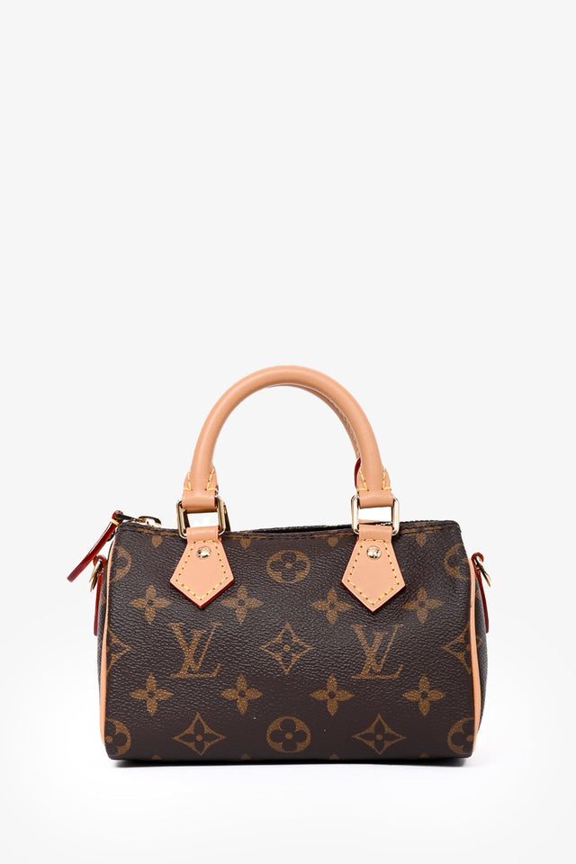 Louis Vuitton 2023 Monogram Nano Speedy with Strap