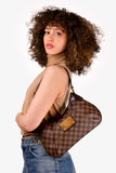 Louis Vuitton 2011 Damier Ebene Thames PM Shoulder Bag