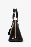 Louis Vuitton 2016 Limited Edition Amarante Vernis Flower Embellished Alma BB with Strap