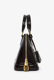 Louis Vuitton 2016 Limited Edition Amarante Vernis Flower Embellished Alma BB with Strap