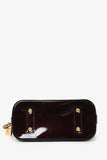 Louis Vuitton 2016 Limited Edition Amarante Vernis Flower Embellished Alma BB with Strap