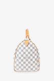 Louis Vuitton 2008 Damier Azur Speedy 35 Top Handle Bag
