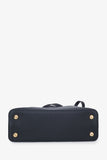 Louis Vuitton Black/Pink Leather Capucines PM Top Handle Bag