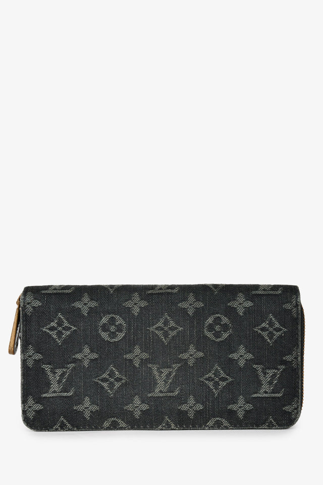 Louis Vuitton 2008 Denim Monogram Zippy Wallet