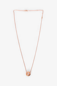 Christian Dior Rose Gold Large Rose Dior Couture Necklace