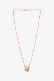 Christian Dior Rose Gold Large Rose Dior Couture Necklace