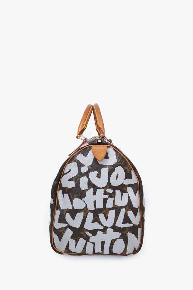 Louis Vuitton x Stephen Sprouse 2001 Brown Monogram Graffiti Speedy 30