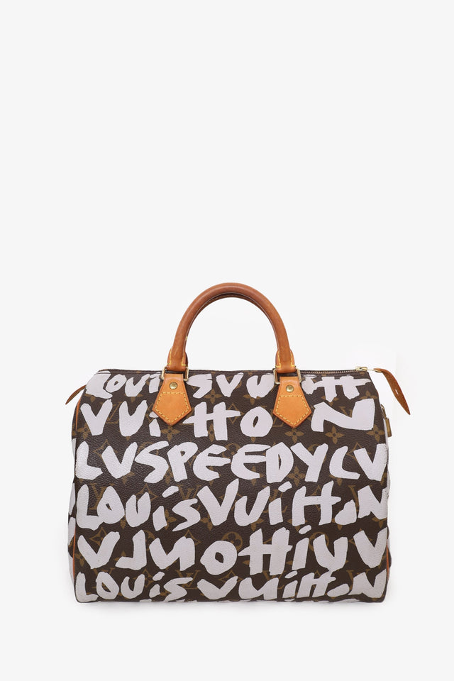 Louis Vuitton x Stephen Sprouse 2001 Brown Monogram Graffiti Speedy 30