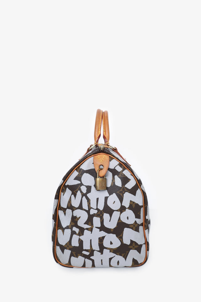 Louis Vuitton x Stephen Sprouse 2001 Brown Monogram Graffiti Speedy 30