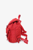 Prada Red Nylon/Leather Trim Mini Backpack