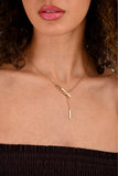 Hermes 18K Gold 'Ever Chaîne d'Ancre Lariat' Necklace
