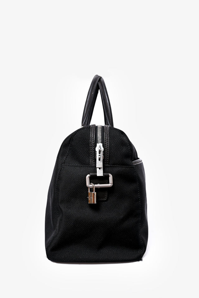 Louis Vuitton 2007 Black Canvas Logo Top Handle