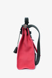 Hermes 2017 Pink Canvas/Brown Leather Herbag Zip 31 with Pouch