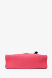 Hermes 2017 Pink Canvas/Brown Leather Herbag Zip 31 with Pouch
