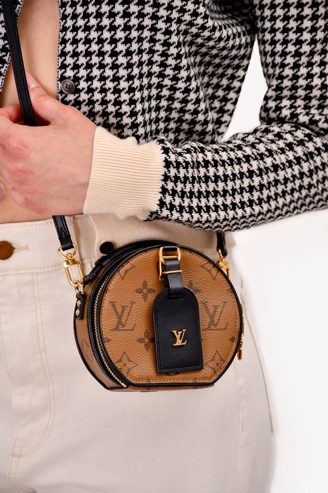 Louis Vuitton Reverse Monogram Mini Boite Chapeau with Strap
