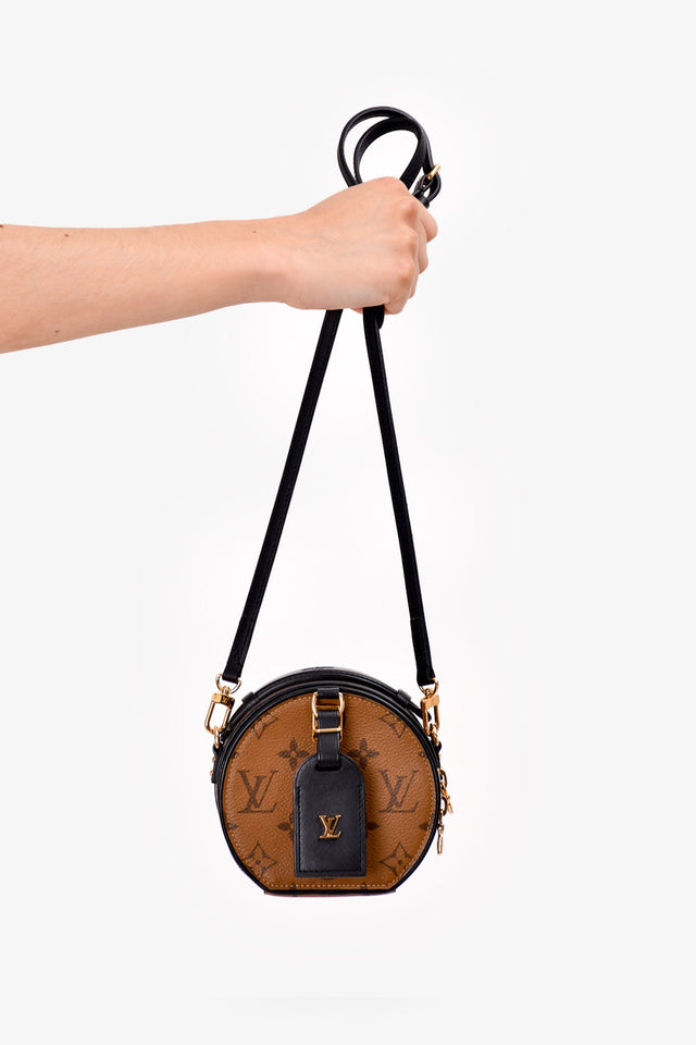 Louis Vuitton Reverse Monogram Mini Boite Chapeau with Strap