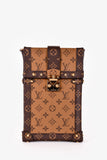Louis Vuitton 2019 Monogram Reverse Pochette Trunk Crossbody with Strap