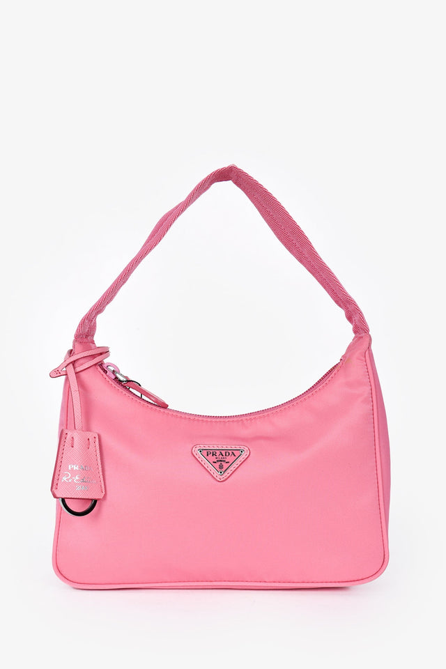 Prada Pink Nylon Re-Edition 2000 Shoulder Bag