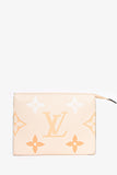 Louis Vuitton Cream Empreinte Leather 'By the Pool' Toiletry Pouch 26