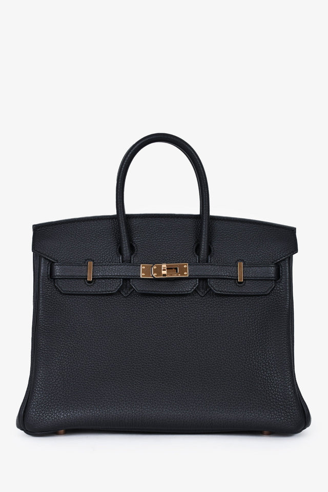 Hermes 2021 Black Togo Leather Birkin 25
