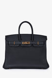 Hermes 2021 Black Togo Leather Birkin 25