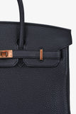 Hermes 2021 Black Togo Leather Birkin 25