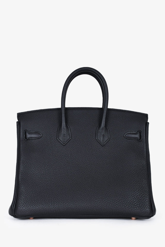 Hermes 2021 Black Togo Leather Birkin 25