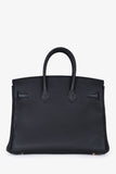 Hermes 2021 Black Togo Leather Birkin 25