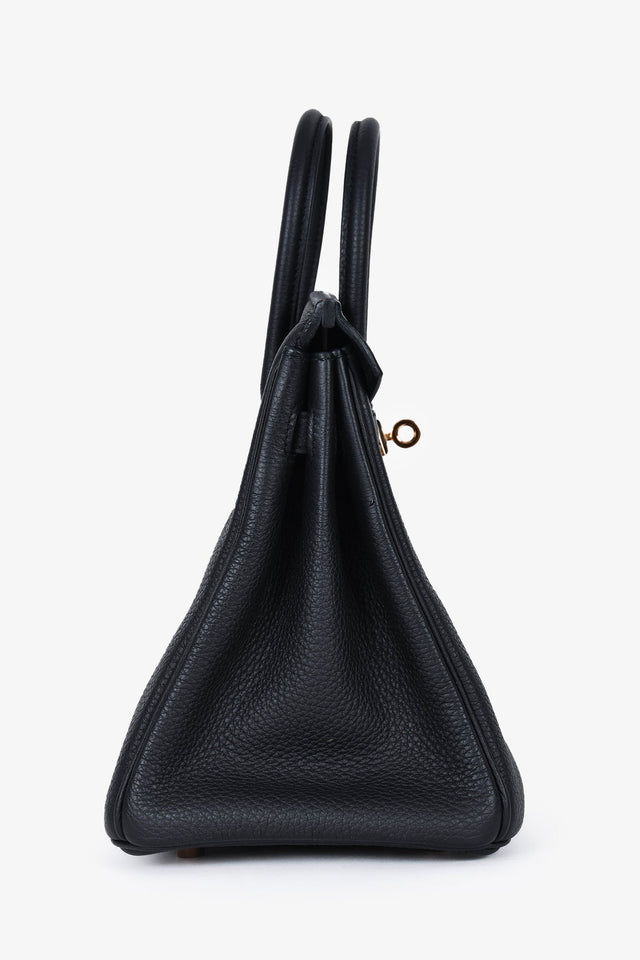 Hermes 2021 Black Togo Leather Birkin 25