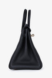 Hermes 2021 Black Togo Leather Birkin 25