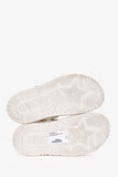 Christian Dior White Leather Gold Logo Chunky Sandals Size 38.5