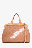 Louis Vuitton 2012 Cafe Brown Vernis Leather Brea Top Handle