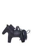 Hermes 2021 So Black Leather Rodeo PM Bag Charm