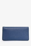 Prada Blue Saffiano Leather Wallet on Chain