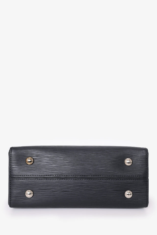 Louis Vuitton 2019 Black Epi Leather Grenelle PM Top Handle with Strap