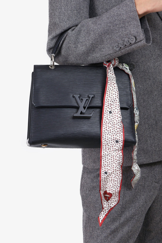Louis Vuitton 2019 Black Epi Leather Grenelle PM Top Handle with Strap