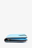 Hermes 2014 Blue Leather Bearn Wallet (As Is)