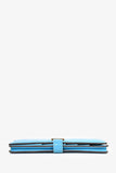 Hermes 2014 Blue Leather Bearn Wallet (As Is)