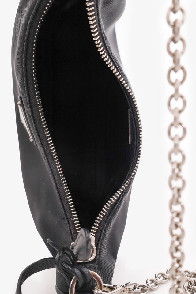 Prada Black Re-Nylon Re-Edition 2005 Crossbody Bag