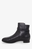 Hermes Black Leather Neo Ankle Boots Size 37.5