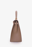 Hermes 2024 Etoupe Epsom Leather Kelly 25 with Gold Hardware