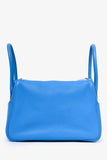 Hermes 2017 Zanzibar Blue Clemence Leather Lindy 26